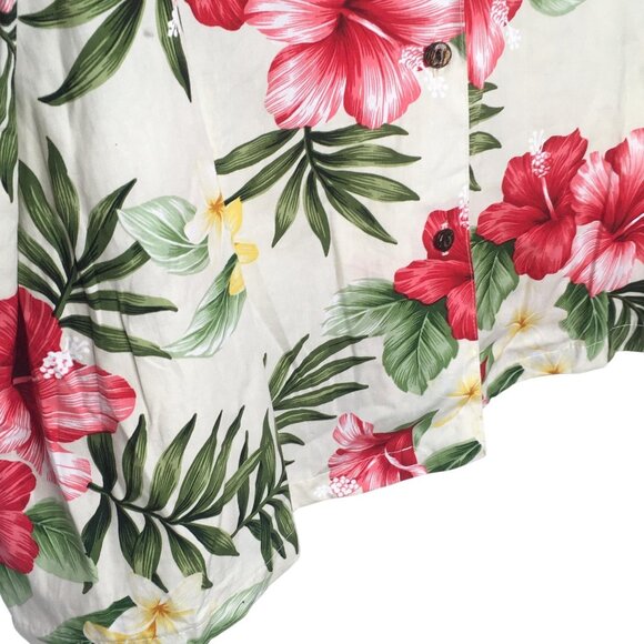 Alohawears Shirt Mens 2XL Floral Hawaiian Aloha Button Front Made in Hawaii USA - Picture 9 of 13